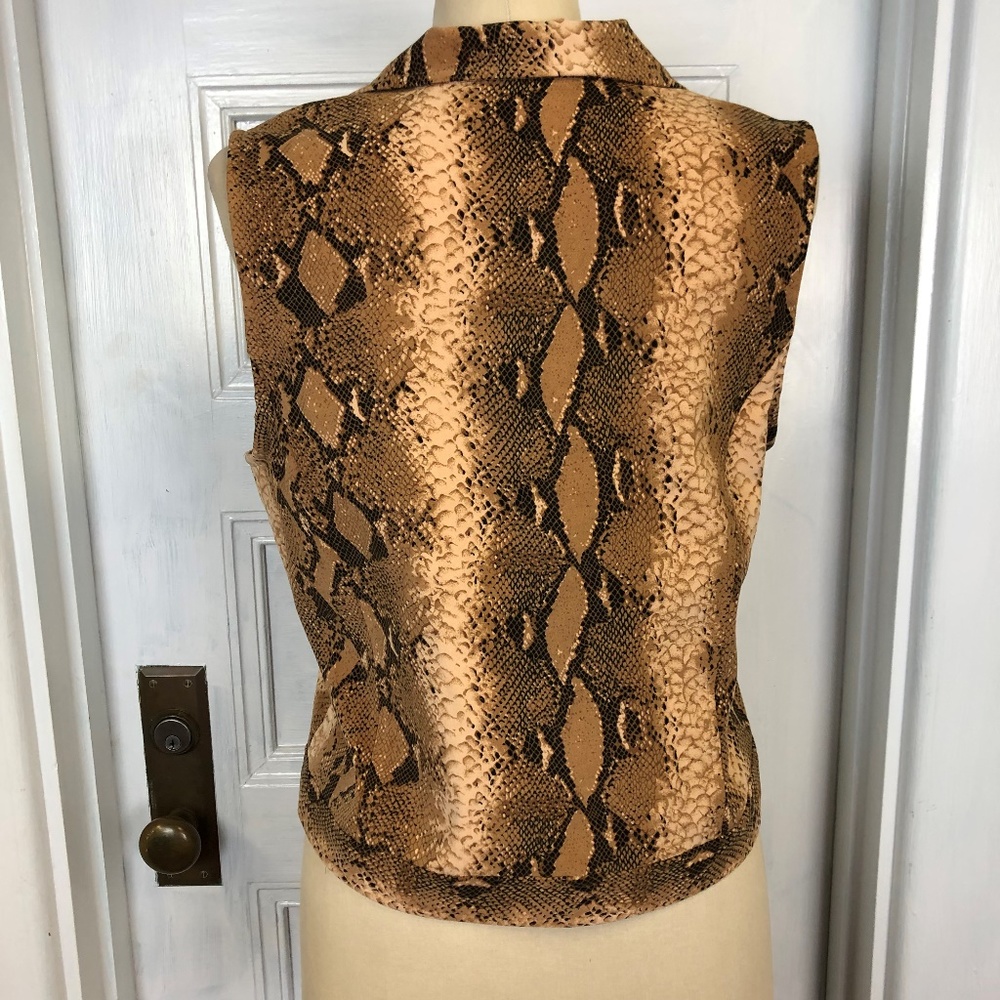 Snake Pattern Vest Top - Picture 3 of 4